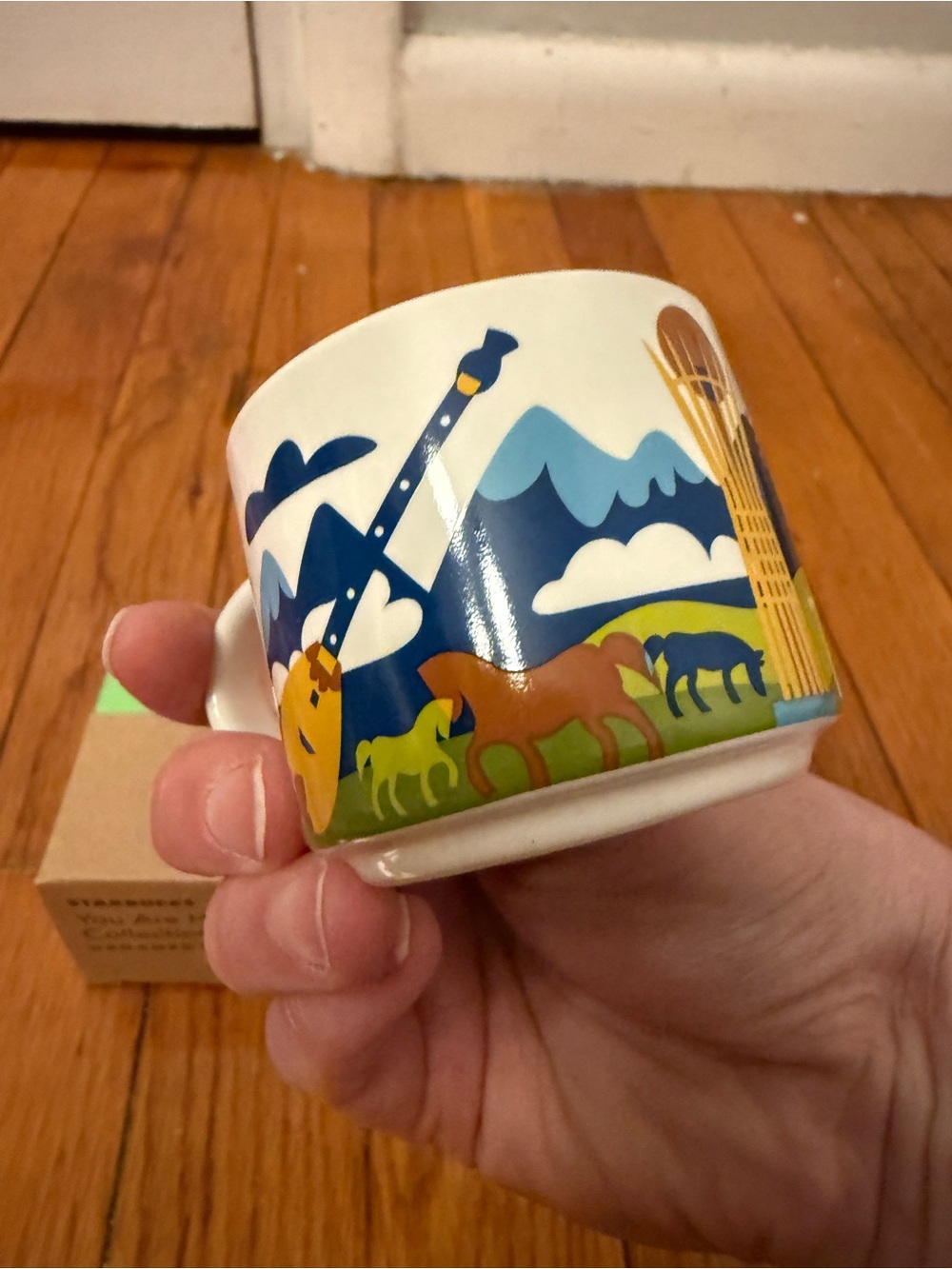 Starbucks Kazakhstan You Are Here 2 oz mug ornament - YAH - Rare! - Picture 3 of 6